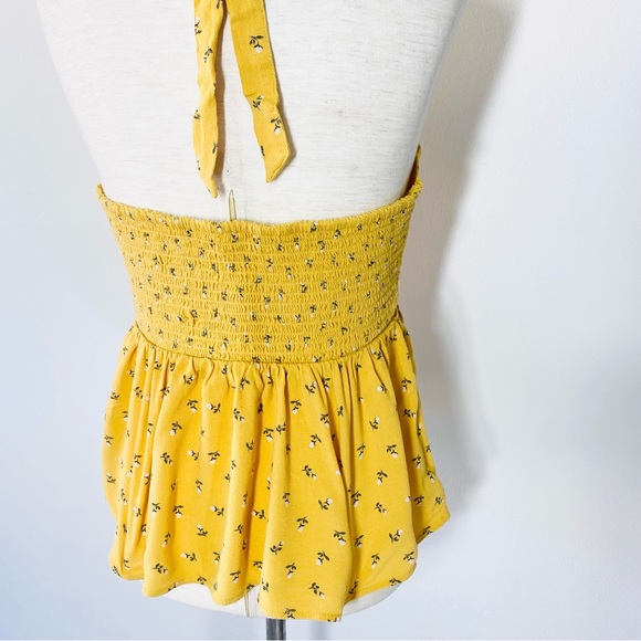 American Eagle floral halter peplum top - Picture 10 of 13